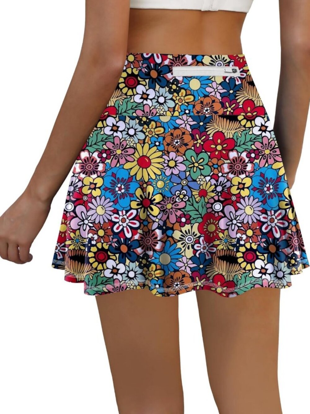 High Waisted Women's Tennis Skirt Athletic Skorts with Pockets for Running